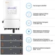 Система хранения энергии Solis SV-1SL8K1-LES15.3K1 8kW 15.4kWh 3BAT LiFePO4 6000 циклов (SV-1SL8K1-LES15.3K1) - изображение 5