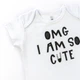 Боді-човник для малюків з принтом SO CUTE Dexter`s 68 Білий (104212-68-sm) - изображение 2