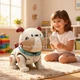 Интерактивный Робопес Спайк WToys озвучен по-украински, запись голоса, ходит по всем направлениям, танцует, сенсорный, мелодии, пульт Light brown (68068/04) - изображение 2
