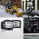 Комплект LED фар на мотоцикл світлодіодні фари комбіноване світло режим стробоскопа 2 шт. - зображення 8