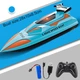 Катер на радіокеруванні Speed Boat 28 см. Дитячий швидкісний радіокерований катер з підсвічуванням та пультом дистанційного керування 2.4GHz, ігровий кораблик, човен, водяна яхта blue - зображення 8