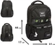 Рюкзак YES T-51 Emotions Black N (550733) (5056574480187) - изображение 3
