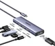 USB-хаб Ugreen CM511 5-in-1 USB-C to DisplayPort+3xUSB-A 3.0+USB-C 3.0 + USB-C PD 3.0 100W Power Port Gray (UGR-75642) - изображение 4
