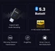 USB-адаптер Ugreen BT501 USB-C Bluetooth Transmitter Audio Adapter for PC/PS5/Switch Bluetooth 5.3 Black (UGR-45008) - изображение 3