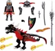 Zestaw zabawek Playmobil Knights Czarny smok 18 elementów 72114 (4008789721143) - obraz 3