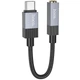 Переходник Hoco UPA32C Type-C to 3.5mm Black - изображение 1