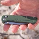 Нож складной Ganzo G771-GB, сталь D2, G10 зеленая - изображение 14