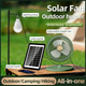 Вентилятор настольный/напольный Solar Floor Fan S39 4 в 1 с аккумулятором 4000 мАч, лампа, 5 скоростей, солнечная панель Green - изображение 4