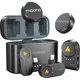 Микрофонная радиосистема Maono Wave T5 Combo 2TX + RX + RX/Lightning + RX/USB-C Black (WM650A) [170468] - изображение 2