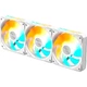 Комплект корпусних вентиляторів Gigabyte EZ Chain Fan 120 Ice PWM 3 шт. 120 мм 2200 об/хв White (GP-GBT EZFAN1203 ICE) - зображення 5