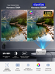 Проектор Full HD 1080p с Wi-Fi и Bluetooth 5.4 поддержка 4K для домашнего кинотеатра совместимый со смартфонами ноутбуками телевизорами - изображение 2