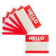Стикеры "Hello my name is" Красные (50шт) - изображение 1