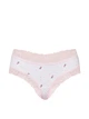 Жіночі трусики Victoria's Secret (28656223451) PINK Wink™ Lace-Trim Cheeky XS білі - зображення 3