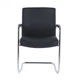 Стул офисный кресло ADOLF Intarsio Хром металл/ткань экокожа Черный - изображение 5