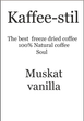 Кофе сублимированный (растворимый) Kaffee-stil «Мускат с ванилью» 100 г - изображение 2