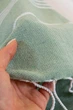 Пляжное полотенце большое Peshtemal Green 100х180 см пештемаль для пляжа бассейна хамама бани компактное с бахромой на подарок зеленое - изображение 2