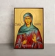 Именная икона Святая Валерия Кесарийская 14 × 19 см - изображение 1