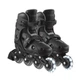 Ролики 2в1 Globber Go Skates Lights розмір 34-37 від 5 років до 60 кг, Чорний - зображення 1