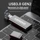 SSD диск Lenovo ZX1Mini 256GB Silver - изображение 4