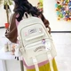 Школьный рюкзак набор для девочки 5 в 1 Biluoqibag портфель сумка-шопер, пенал, сумочка-клатч через белый - изображение 4