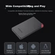 SSD диск Lenovo ThinkPlus US100 256GB USB 3.1 Black - изображение 7