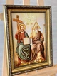 Ікона з бурштину Свята Трійця і-134 Гранд Презент 15*20 - изображение 7