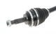 Полуось (передняя) Renault Kangoo 97- (R) (21x23x728x26T) 16-144980043, Meyle - изображение 3