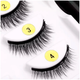 Магнитные ресницы многоразовые с подводкой и пинцетом 4 пары черные GlamLash LS-2577 - изображение 5