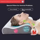 Подушка NOYOKE ортопедическая для шеи с эффектом памяти Memory foam 50х30х8 см - изображение 2