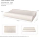 Подушка Dunlopillo ECO Low Wave Латекс натуральный Ортопедическая Анатомическая 60х40х8-10 см Cream Сolor - изображение 2