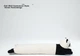 Подушка-обнімашка фігурна TBH Panda Long Body Pillow 22х115 см поліестер White/Black - зображення 4