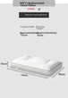 Набор подушек Mercury Home Textile SOFT+ Cloud Хлопок Анатомический 48х74 см 2 шт - изображение 2