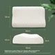 Подушка Jingdong Jingzao ортопедична латексна 36x56 см 10/8 см - зображення 5