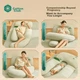 Подушка Cotton Center Meiqin U-Shape Файбер U-образная для беременных и кормления 175х68х20 см Green - изображение 12