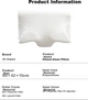 Подушка JD Z-Swan ортопедическая Memory foam для сна на боку и на спине 60х42х15 см - изображение 6