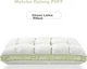Подушка JaCe PUFFPILLOW Airy Sleep латексная с гусиным пером ортопедическая 63х40 см со съемным чехлом - изображение 4