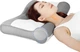 Подушка Mercury Home Textile Herbal Гречане лушпиння з насінням касії Ергономічна Анатомічна 60х40х8/11 см 2 шт Gray - зображення 2