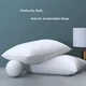 Подушка Yuan Life Hotel Fiber Pillow Core Мікроволокно 48х74 см 1200 г - зображення 5