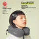 Подушка для шиї Feelcozy Sleep&Alive Snail 2.0 U-подібна з капюшоном піна з ефектом пам'яті Gray - зображення 6