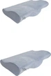 Подушка Aeromax Memory foam Ортопедична з ефектом пам'яті 51х29х10/6 см Фігурна форма метелика зі знімним чохлом - зображення 4
