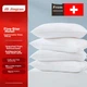 Набор подушек Jingdong Jingzao Better Pillow 48х74 см Антибактериальная (волокнистая подушка класса А) White - изображение 5