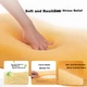 Подушка Tangdao Chillax Cat Belly ортопедична Memory foam 66х40х10/11 см Yellow - зображення 8