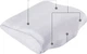 Подушка Aeromax Memory foam для путешествий 30x29 см 1 шт. - изображение 3