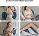 Подушка BabyWatch U-Shape для вагітних Файбер Blue - зображення 8