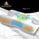 Подушка ортопедическая JAHVERY 3D Bone Type Pillow с эффектом памяти 12-9 см. White - изображение 3