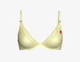 Бюстгальтер яскраво жовтий без пушап (80В) Victoria's Secret Tease Unlined Satin Kiss Demi Bra - зображення 3