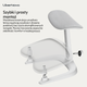 Ergonomiczny podnóżek LiberNovo Omni StepSync Footrest Space Gray (CP-GW-0000002-00-00) - obraz 5