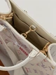 Женская сумка Louis Vuitton OnTheGo Aquarelle Premium Tote бело-лиловый через плечо Луи Виттон - изображение 4