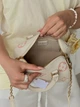 Жіноча сумка Louis Vuitton Nano Speedy Bandoulière 20 боченя молочно-рожевий через плече Луї Віттон - зображення 5