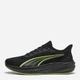 Чоловічі кросівки для бігу Puma Dasher Lite 31258621 47 (12UK) 31 см Puma Black-Flat Dark Gray-Sunny Lime (4070033269640) - зображення 2